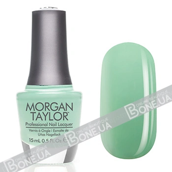 Лак Morgan Taylor Mint Chocolate Chip світло-блакитний з м`ятним відтінком, емаль 15 мл