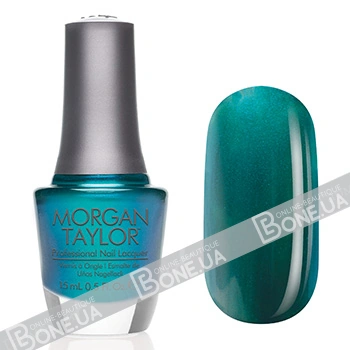 Лак Morgan Taylor Stop, Shop, Roll бірюзовий, перламутр 15 мл