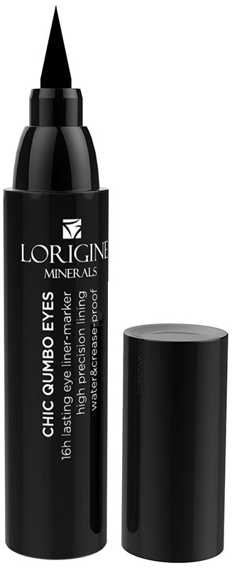 Підводка-фломастер для повік Lorigine Minerals Chic Qumbo Eyes чорний 5 мл