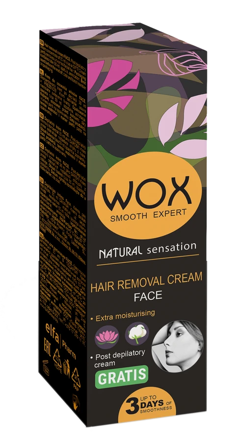 Крем для депіляції обличчя WOX Hair Removal Cream Face 50 мл