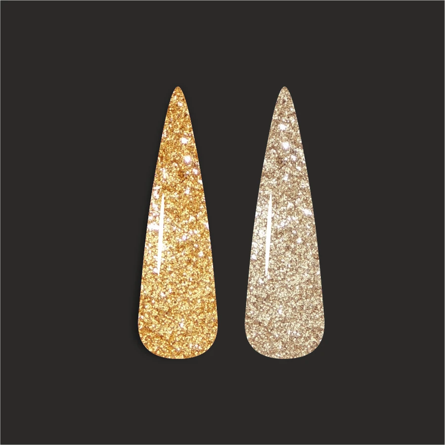 Гель-лак Canni Gel Polish Disco №534 світле золото, світловідбиваючий
