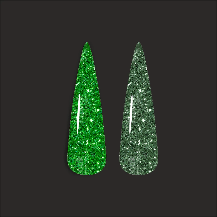 Гель-лак Canni Gel Polish Disco №536 соковитий зелений, світловідбивний