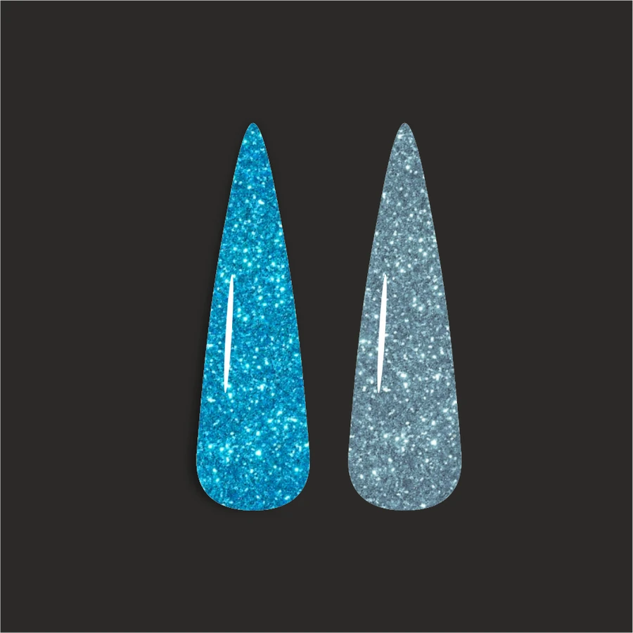 Гель-лак Canni Gel Polish Disco №542 димчасто-блакитний, світловідбиваючий