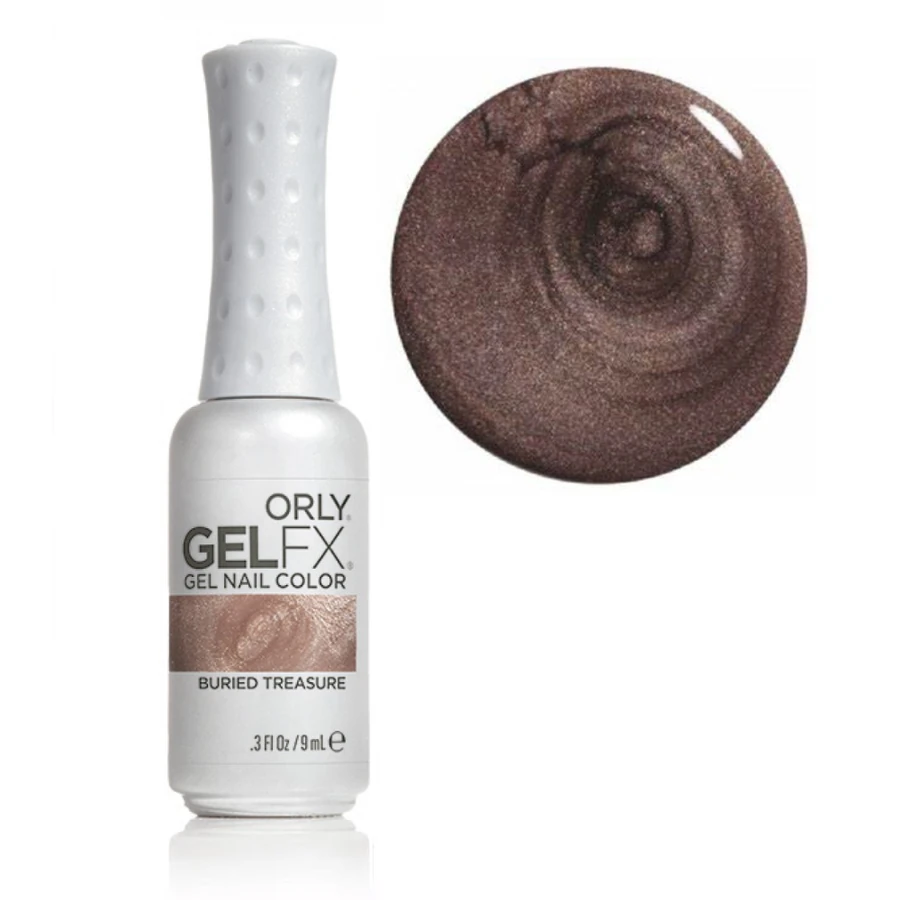 Гель-лак ORLY Gel FX Buried Treasure бронзово-бежевий, з дрібним щільним шиммером 9 мл