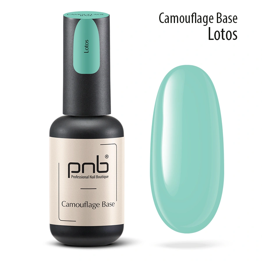 Камуфлююча каучукова база PNB Camouflage Base Lotos м`ятна 8 мл