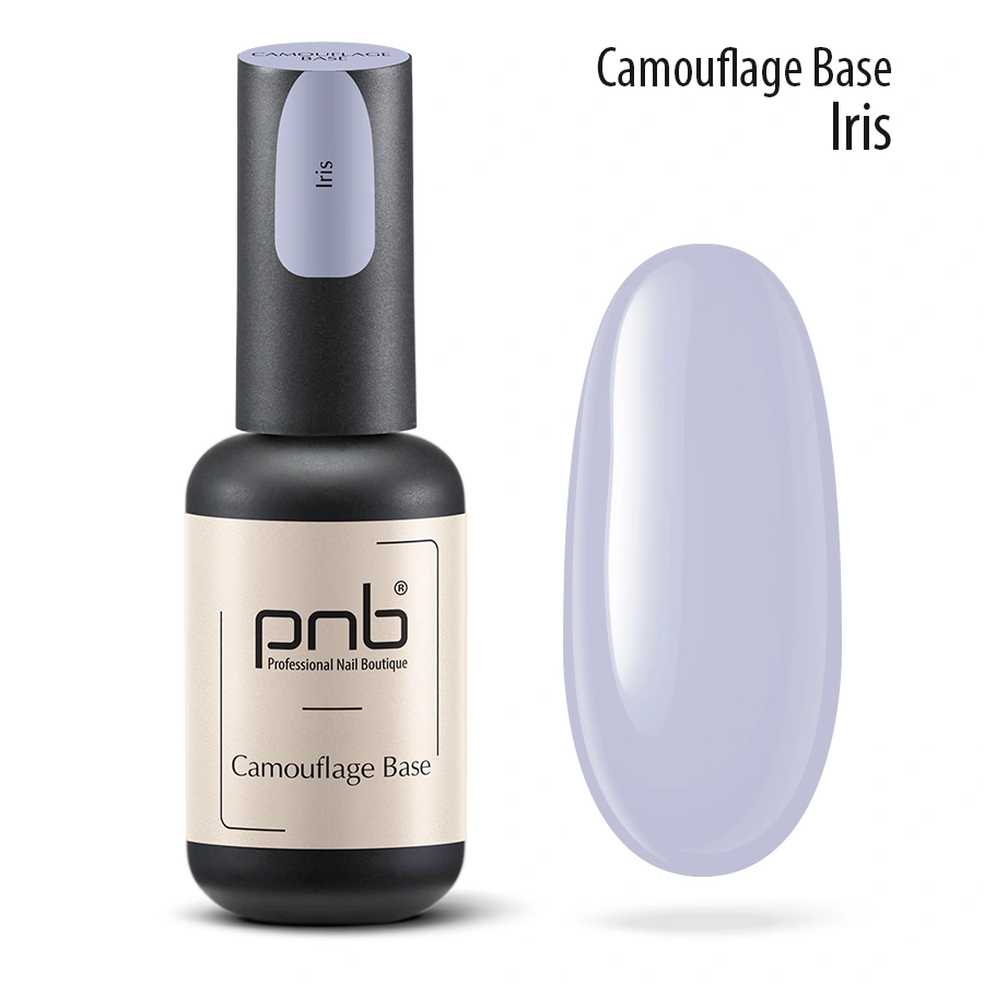 Камуфлююча каучукова база PNB Camouflage Base Iris блакитна 8 мл