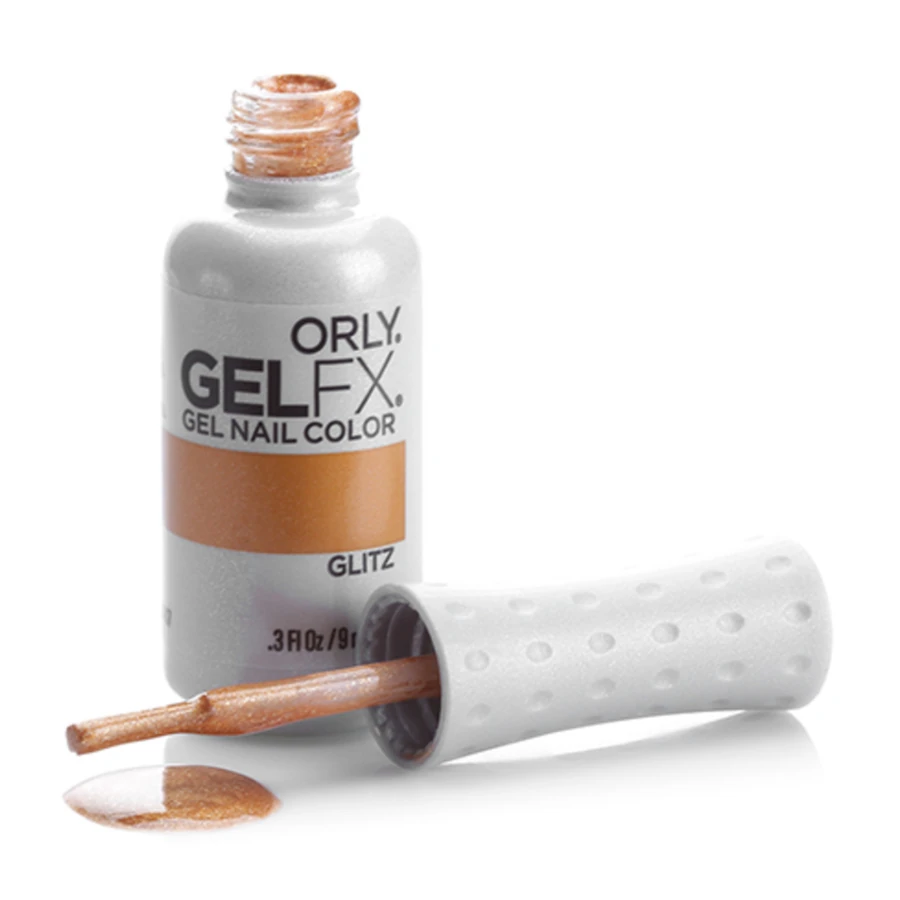 Гель-лак ORLY Gel FX Glitz золотий, зі щільним шимером 9 мл
