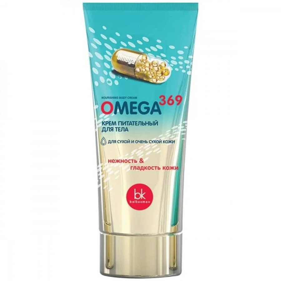 Крем ніжність та гладкість шкіри Белкосмекс Omega 369 Крем живильний для тіла 150 г
