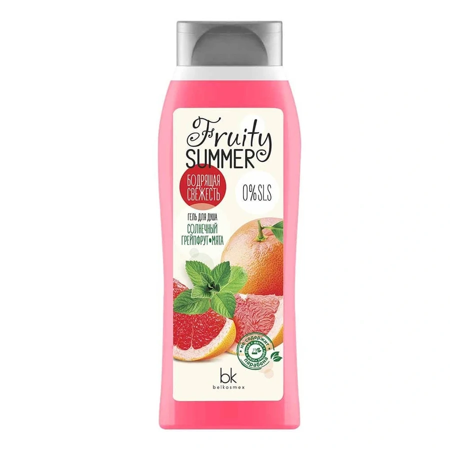 Гель для душа Белкосмекс Fruity Summer Гель для душу сонячний грейпфрут м`ята 500 мл
