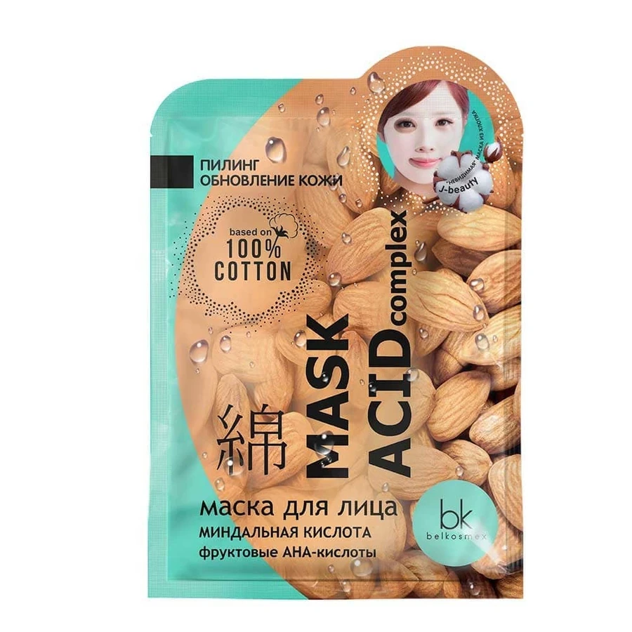 Маска для обличчя J-beauty Mask Acid Complex мигдальна кислота, фруктові АНА-кислоти 19 г