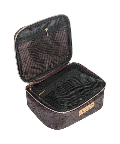 Косметичка Kodi Cosmetic Bag Brown 3 in 1 вологостійка штучна шкіра, коричневий