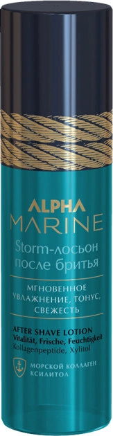 Лосьйон зволоження, тонус, свіжість Estel Professional Alpha Marine Storm-лосьйон після гоління 100 мл