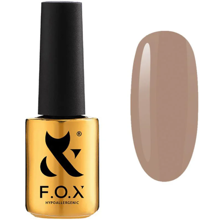 Гель-лак FOX Gel-polish Masha Efrosinina 003 нюдовий світло-коричневий, емаль 7 мл