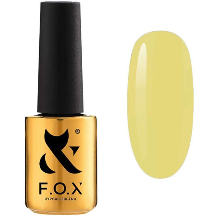 Гель-лак FOX Gel-polish Masha Efrosinina 011 жовтий, емаль 7 мл