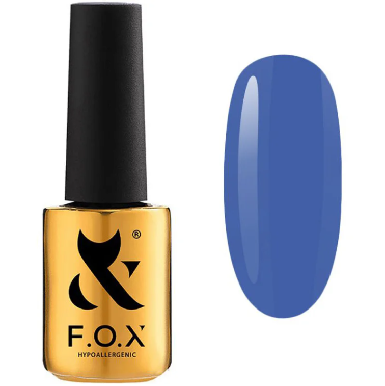 Гель-лак FOX Gel-polish Masha Efrosinina 014 синій , емаль 7 мл
