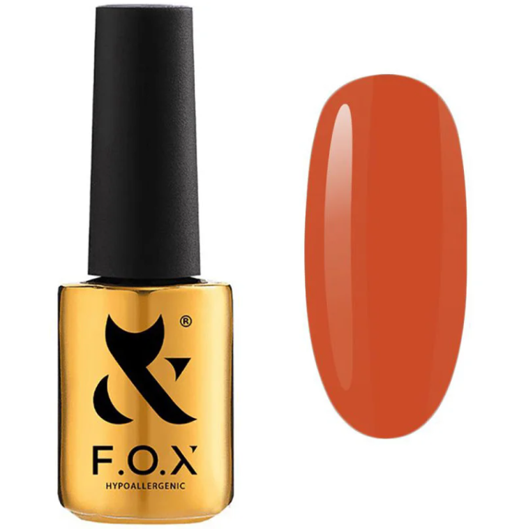 Гель-лак FOX Gel-polish Masha Efrosinina 018 коралово-червоний , емаль 7 мл