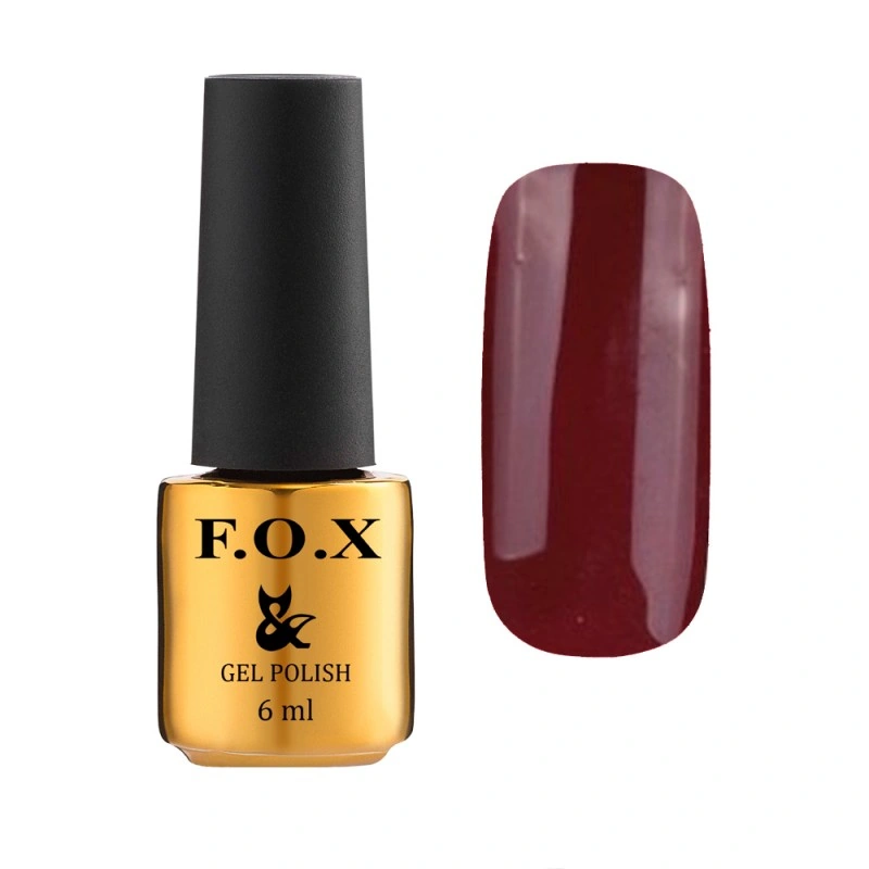 Гель-лак FOX Gel Polish Gold Pigment №408 коричневий, емаль 7 мл