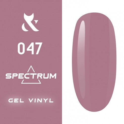 Гель-лак FOX Gel-polish Gold Spectrum 047 приглушений рожевий, емаль 7 мл