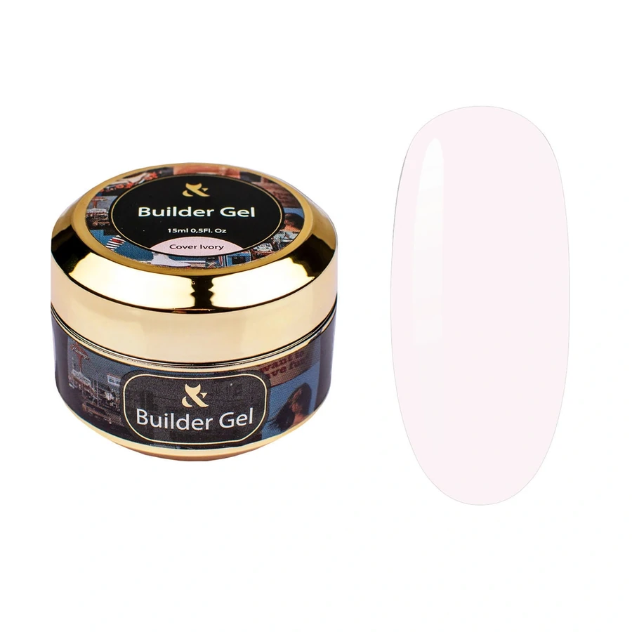 Гель для моделювання камуфлюючий FOX Builder Gel Cover Ivory слонова кістка 15 мл