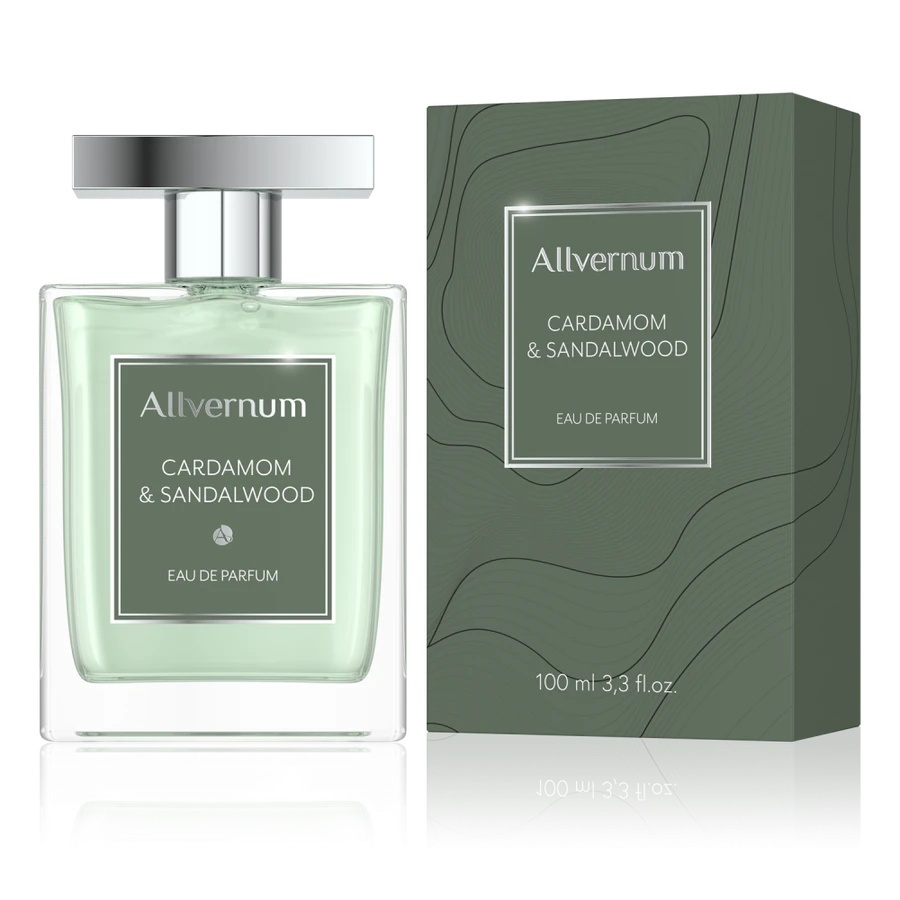 Чоловіча парфумована вода Allvernum Cardamom & Sandalwood Eau De Perfum кардамон та сандал 100 мл
