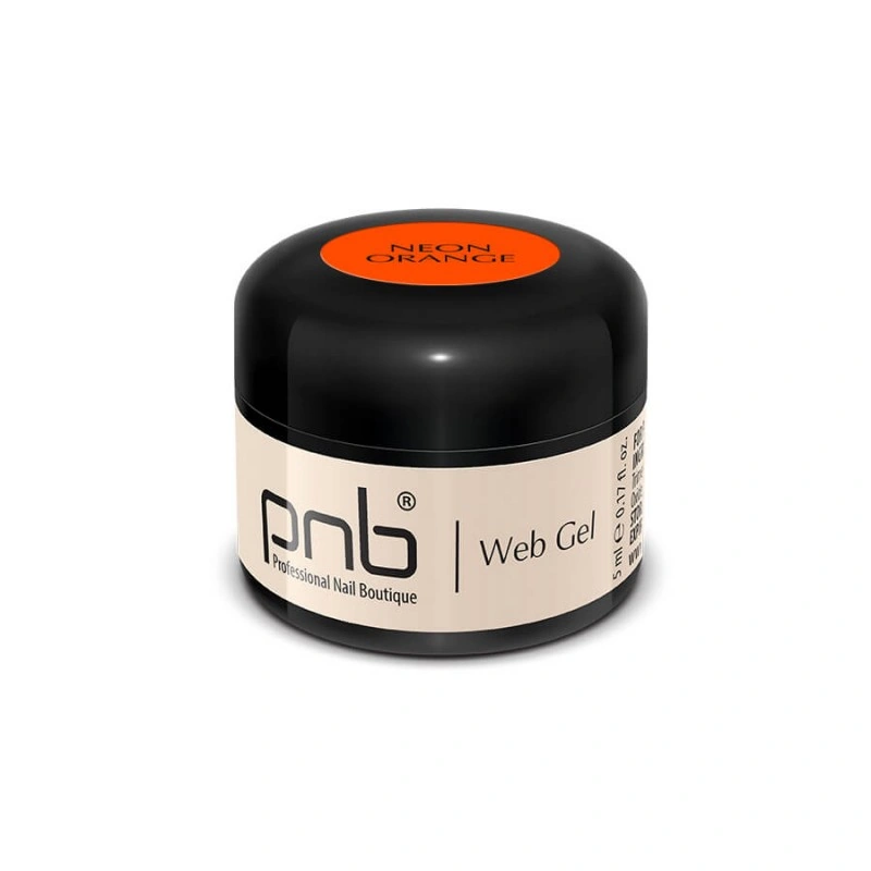 гель-павутинка неон помаранчевий PNB UV/LED WebGel Neon Orange 5 мл