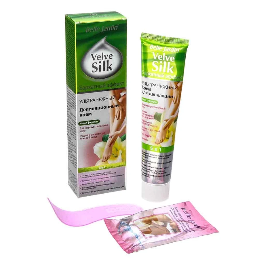 Ультраніжний крем для депіляції Belle Jardin Velve Silk Depilation Cream 125 мл