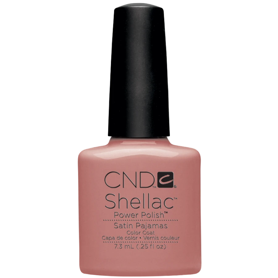 Гель-лак CND Shellac Satin Pajamas світло-бежевий, емаль 7,3 мл