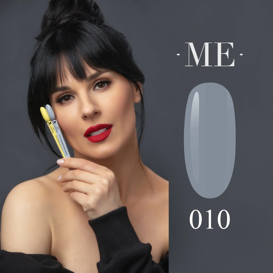 Гель-лак FOX Gel-polish Masha Efrosinina 010 сіро-блакитний, емаль 5 мл