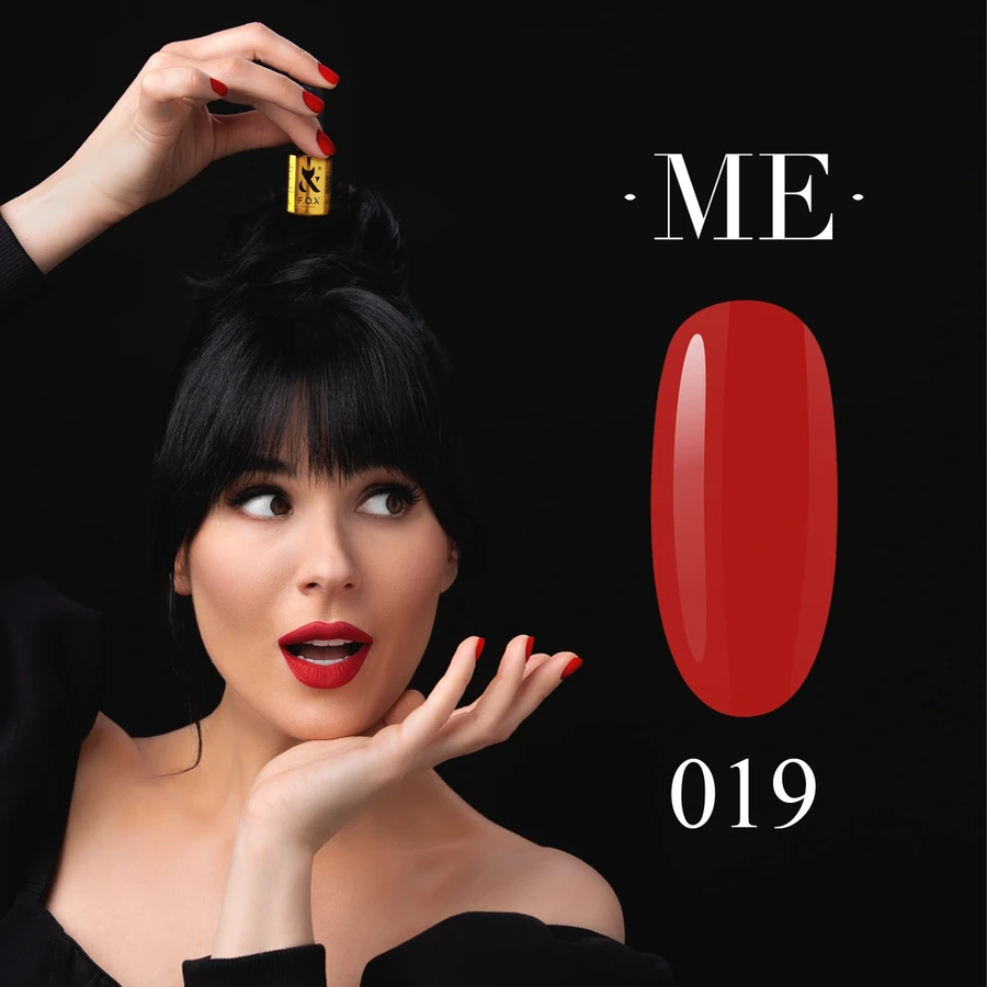 Гель-лак FOX Gel-polish Masha Efrosinina 019 червоний, емаль 7 мл