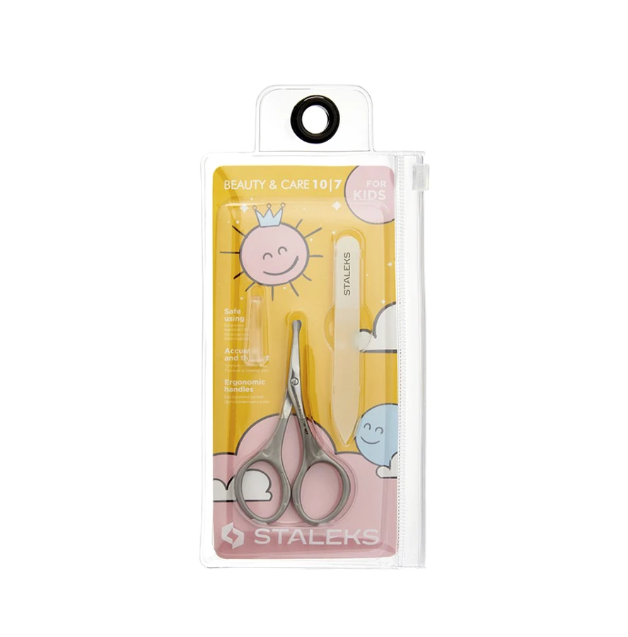 Набір дитячий Staleks BEAUTY & CARE 10 TYPE 7 ножиці+пилка