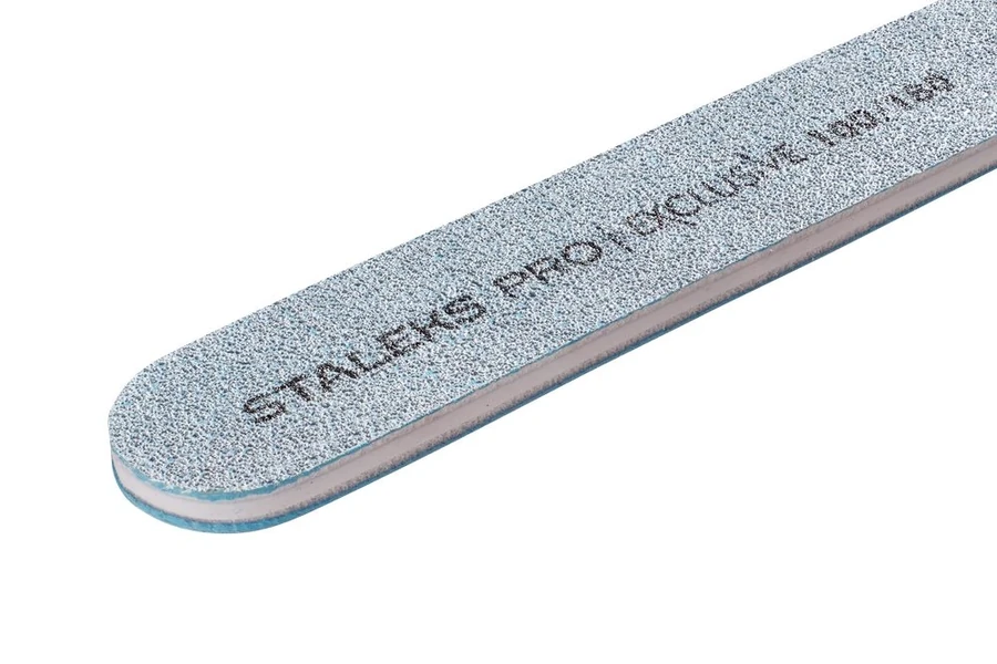Пилка пряма для натуральних та штучних нігтів Staleks Pro EXCLUSIVE 100/180 грит