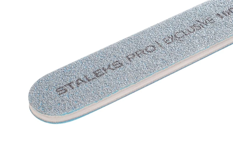 Пилка пряма для натуральних та штучних нігтів Staleks Pro EXCLUSIVE 100/150 грит