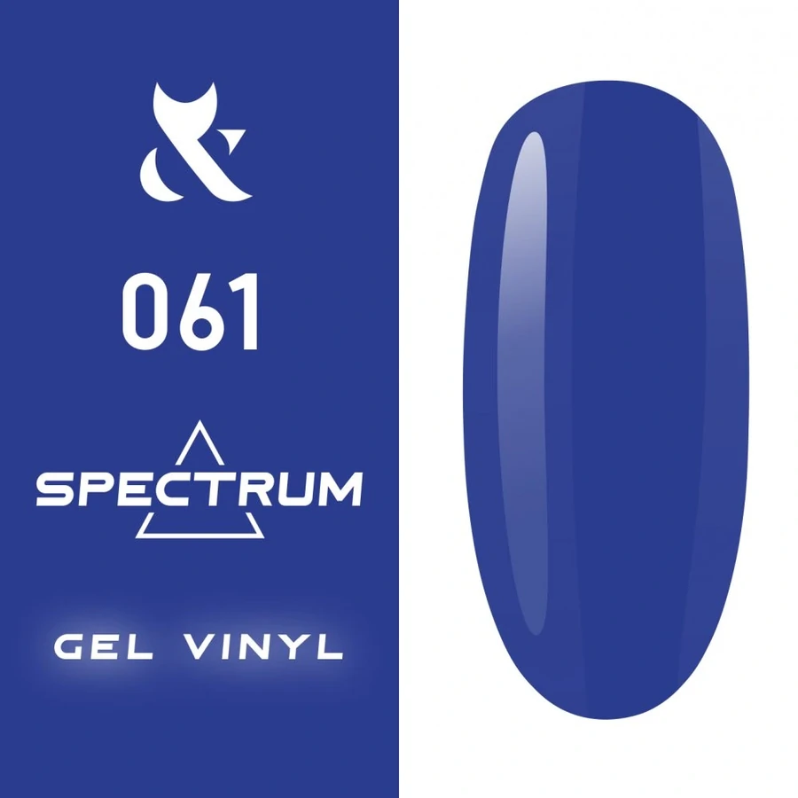 Гель-лак FOX Gel-polish Gold Spectrum 061 глибокий синій, емаль 7 мл