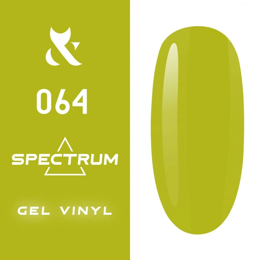 Гель-лак FOX Gel-polish Gold Spectrum 064 пастельний салатовий, емаль 7 мл