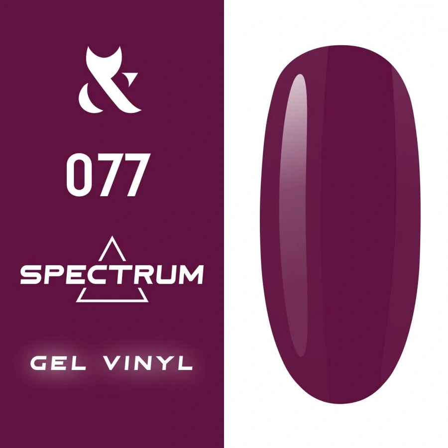Гель-лак FOX Gel-polish Gold Spectrum 077 рожеве вино, емаль 7 мл