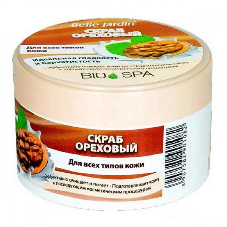 М`який скраб для обличчя Belle Jardin Spa naturelle Скраб для обличчя горіховий 200 мл