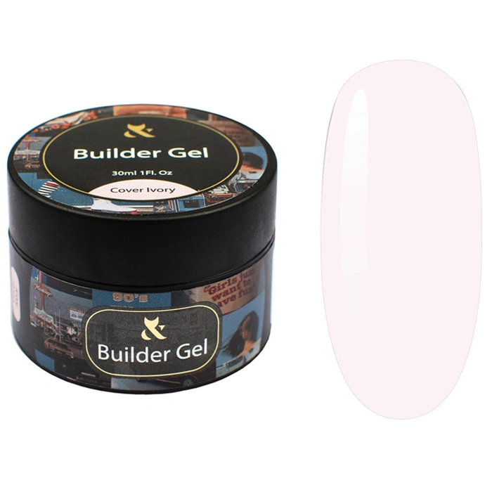 Гель для моделювання камуфлюючий FOX Builder Gel Cover Ivory слонова кістка 30 мл