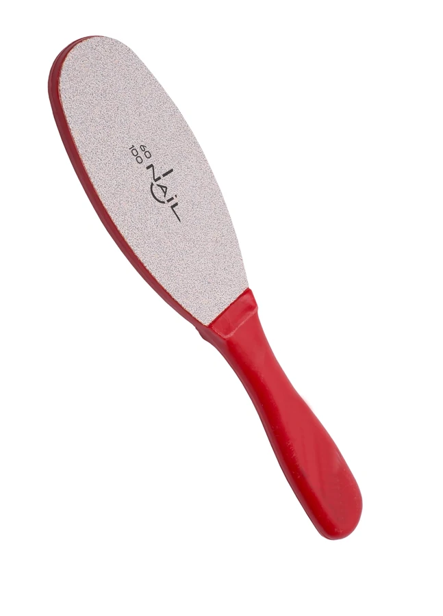 Тертка педикюрна UNAIL Pedicure Grater LITE 60/100 грит червона