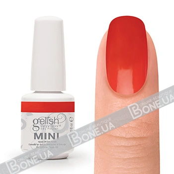 Гель-лак Harmony Gelish MINI Tiger Blossom червоно-кораловий з оранжем, емаль 9 мл