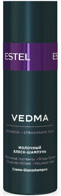 Шампунь для всіх типів волосся Estel Professional Vedma Молочний блиск-шампунь для волосся 60 мл