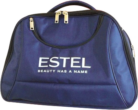 Саквояж-овал Estel Professional Саквояж для косметики з логотипом синій, 40х28х23 см