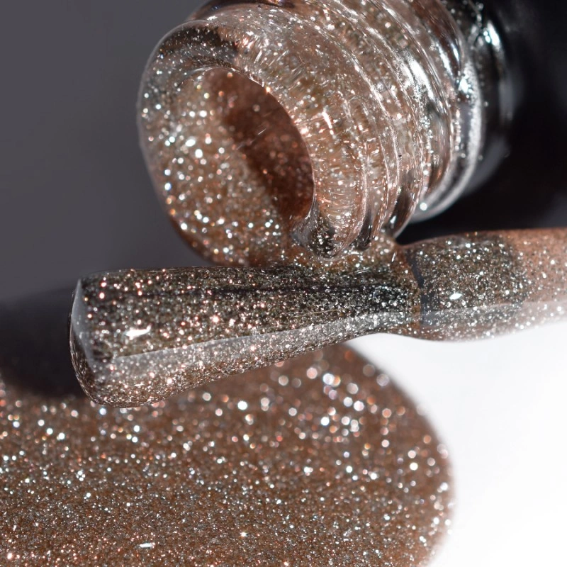 Гель-лак PNB Shock Effect 05 Quartz Sand кварцовий пісок, насичений шиммер 8 мл