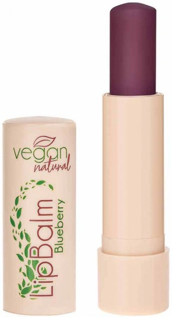 Веганська губна захисна помада Vegan Natural Бальзам для губ Чорниця