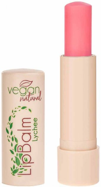 Веганська губна захисна помада Vegan Natural Бальзам для губ Лічі