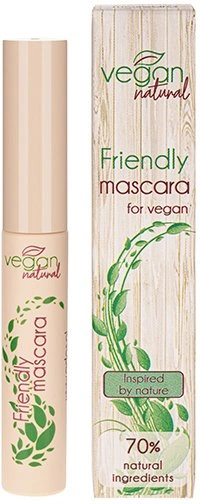 Веганська туш для вій Vegan Natural Friendly Mascara 9 мл