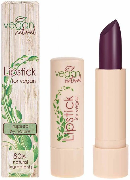Губна помада Vegan Natural Помада №10 темна слива