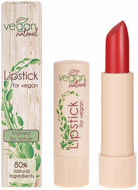Губна помада Vegan Natural Помада №07 червоний