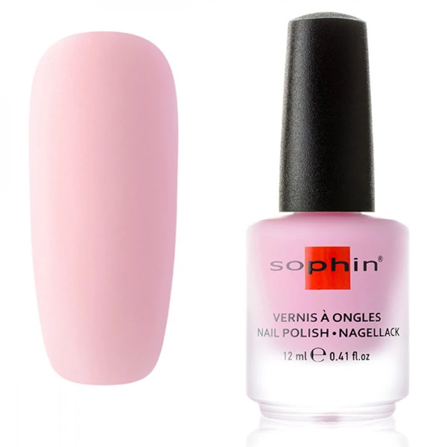 Лак Sophin Nail Lacquer №369 бежево-рожевий лак желейної текстури 12 мл