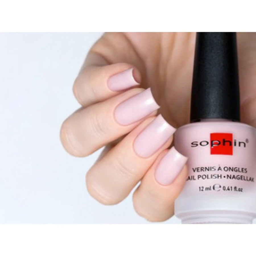 Лак Sophin Nail Lacquer №369 бежево-рожевий лак желейної текстури 12 мл