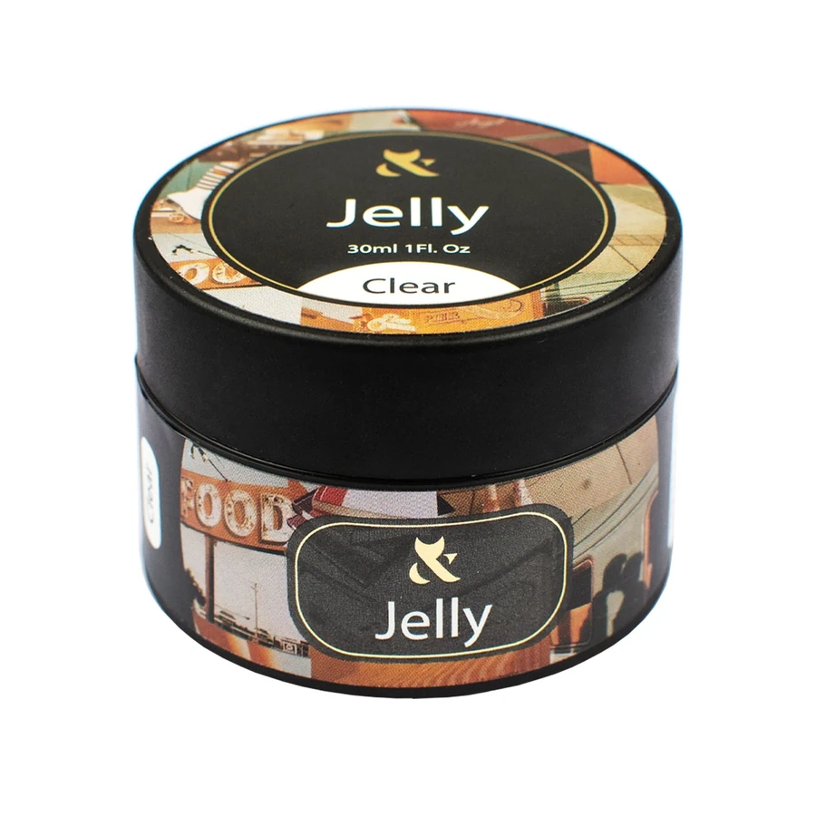 Гель для моделювання камуфлюючий FOX Jelly Gel Clear прозорий 30 мл
